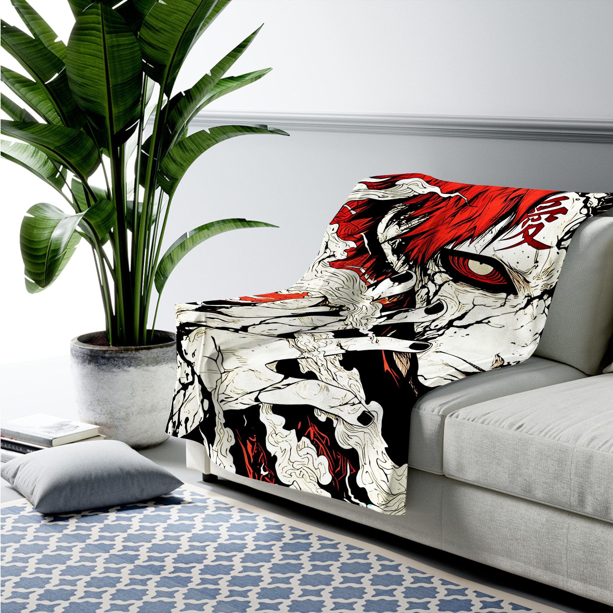 Gaara Fleece Blanket