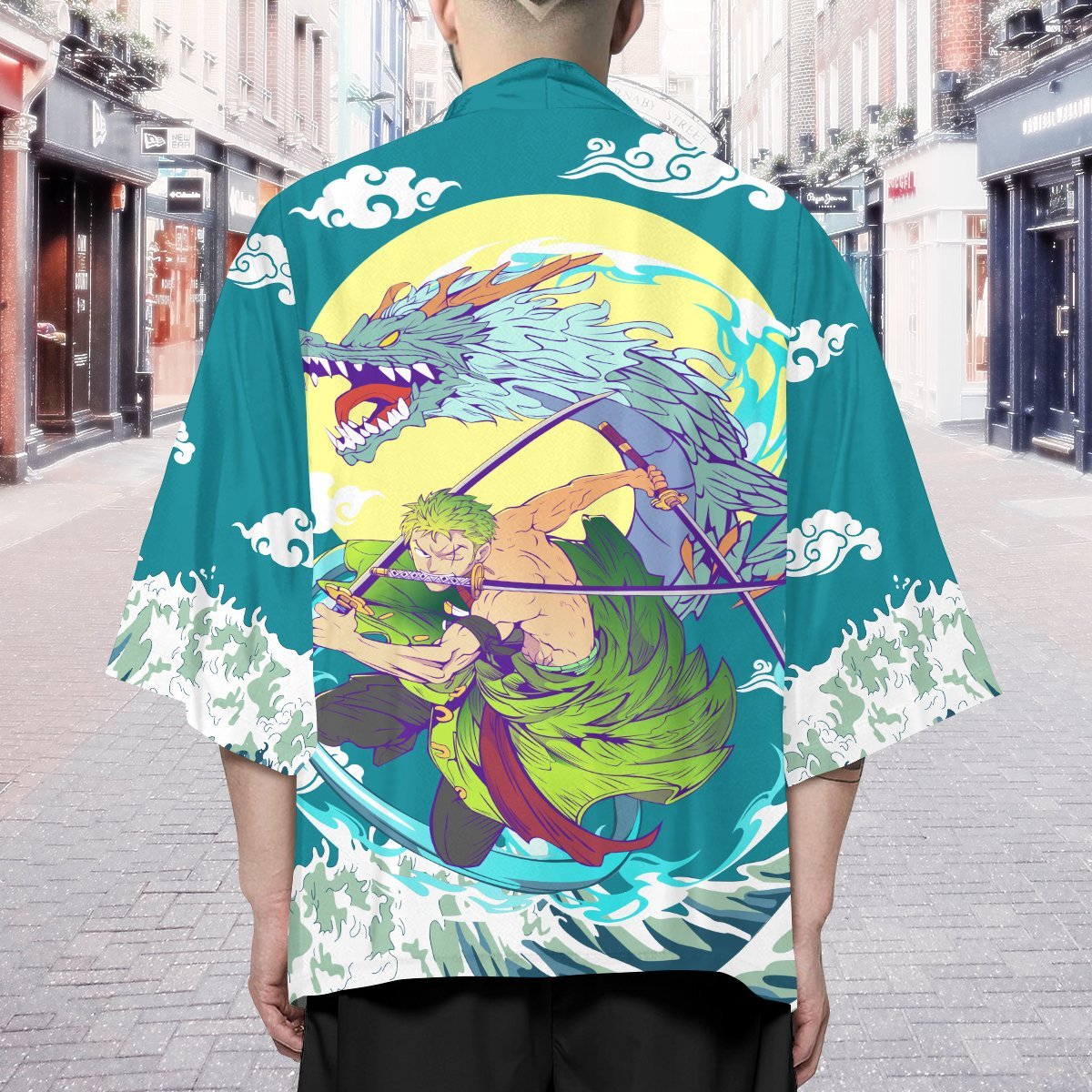 One Piece Kimono - Zoro Three Sword Kimono FDM3107