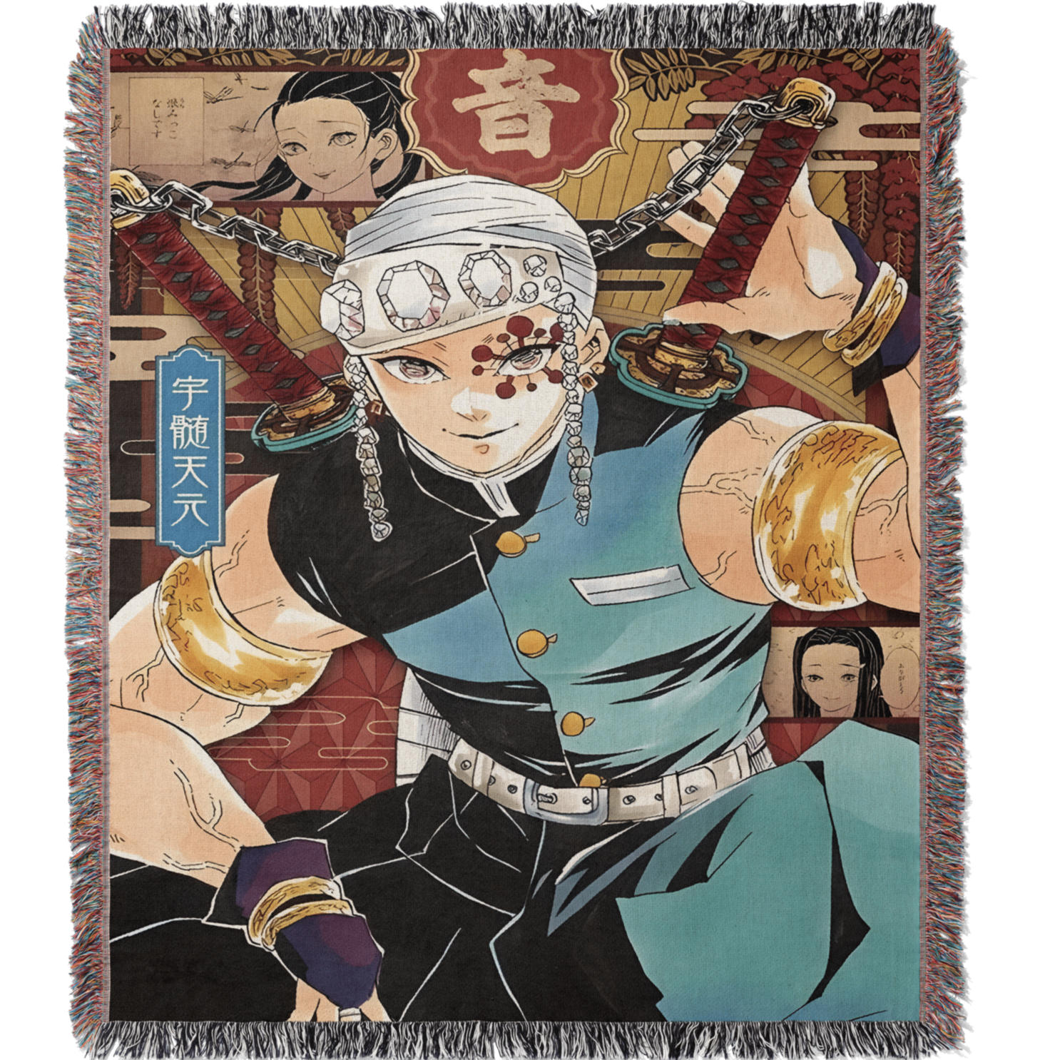 Slayer 7 Woven Blanket Tapestry By Moekyo