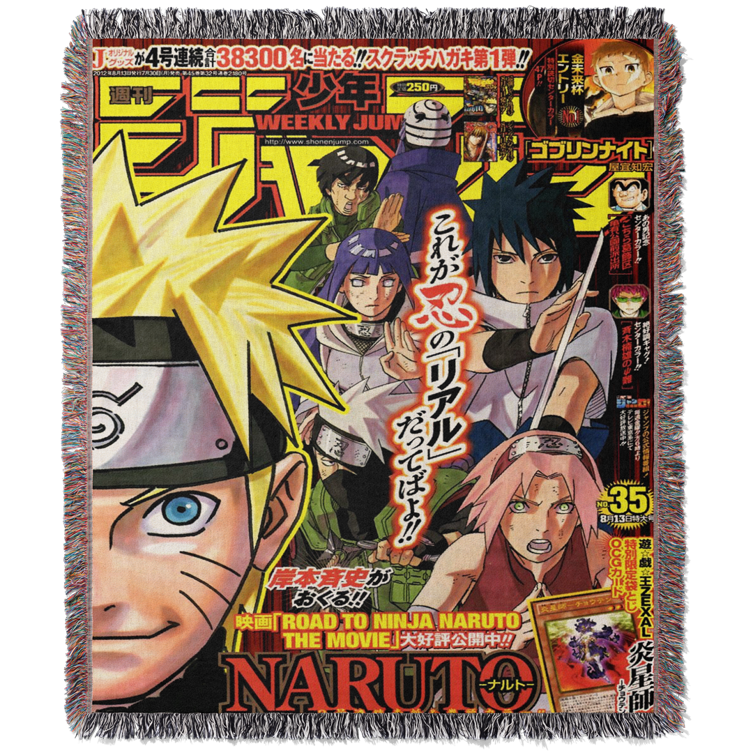 Shinobi Woven Blanket Tapestry By Moekyo