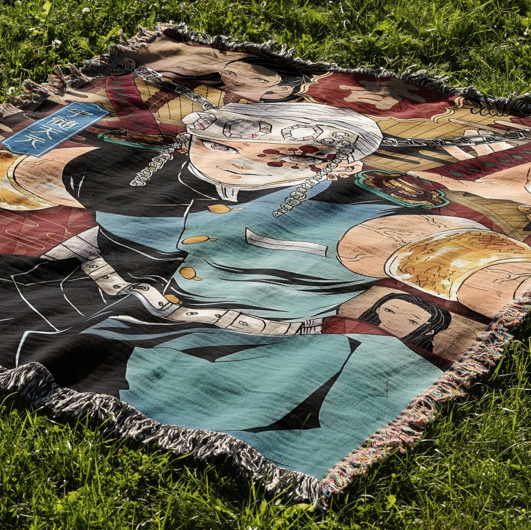 Slayer 7 Woven Blanket Tapestry By Moekyo