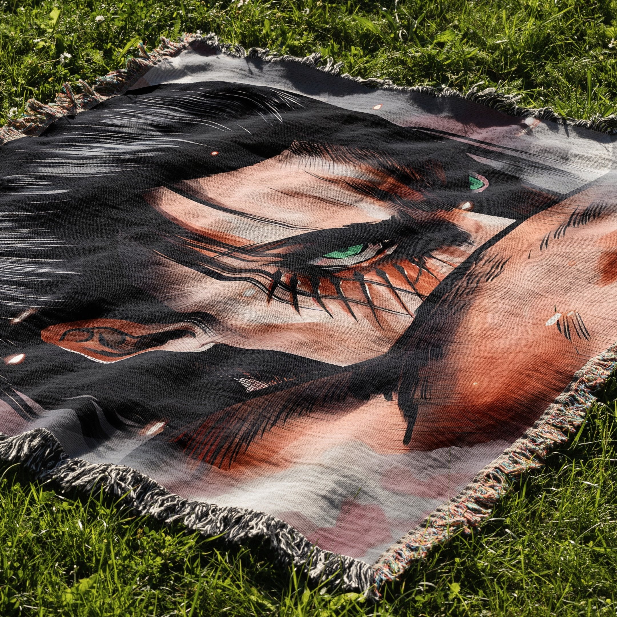 Titan 6 Woven Blanket Tapestry By Moekyo