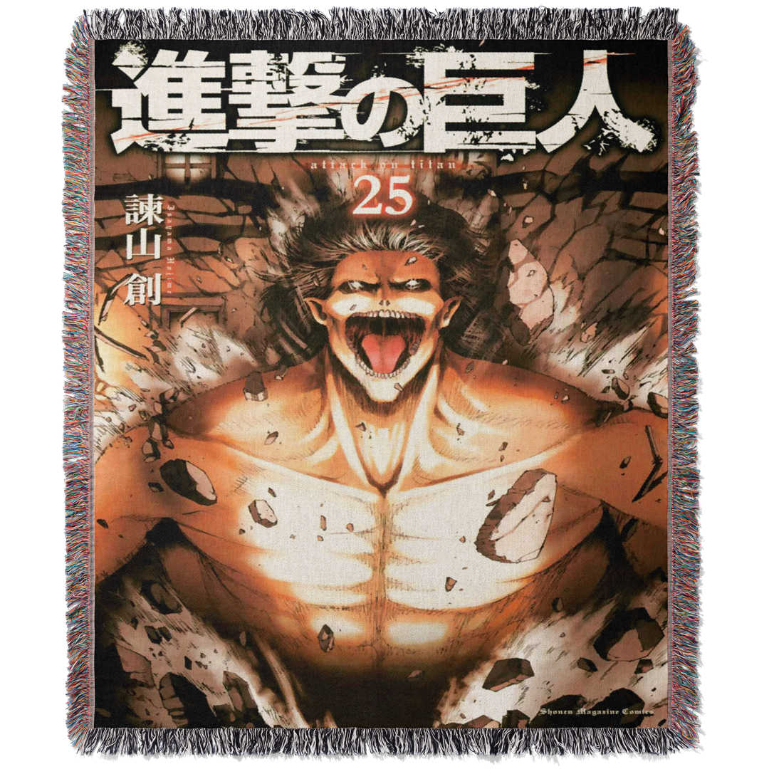 Titan 3 Woven Tapestry Blanket By Moekyo