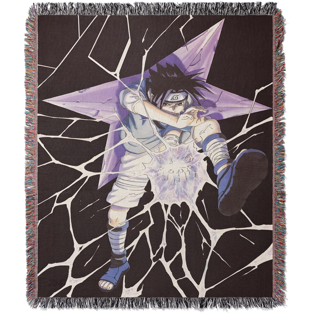 Shinobi 9 Woven Blanket Tapestry By Moekyo