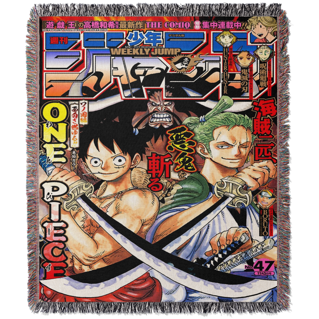 Pirate Woven Tapestry Blanket 3 By Moekyo