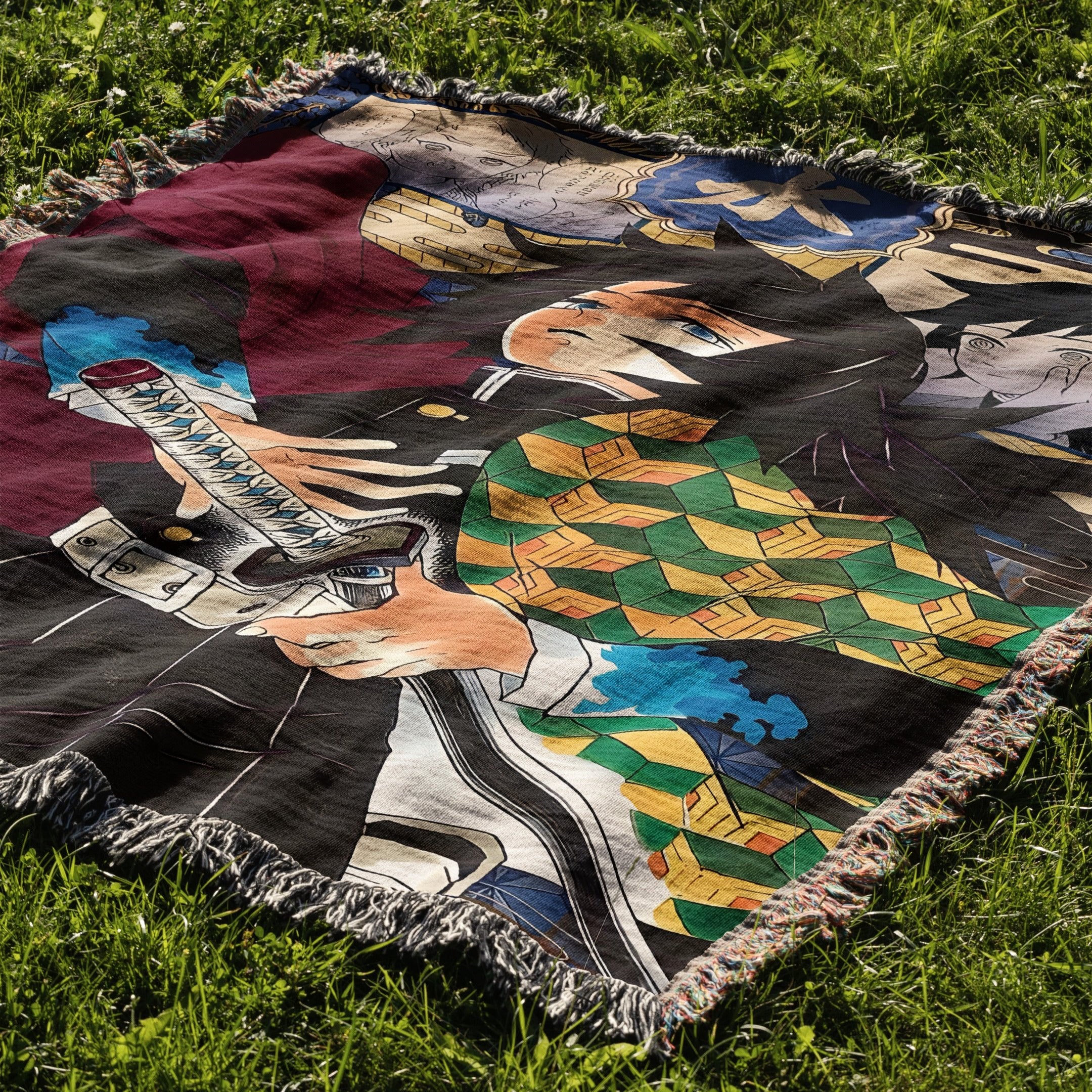 Slayer 5 Woven Blanket Tapestry By Moekyo