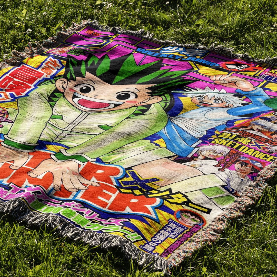 Hunters Woven Blanket Tapestry By Moekyo
