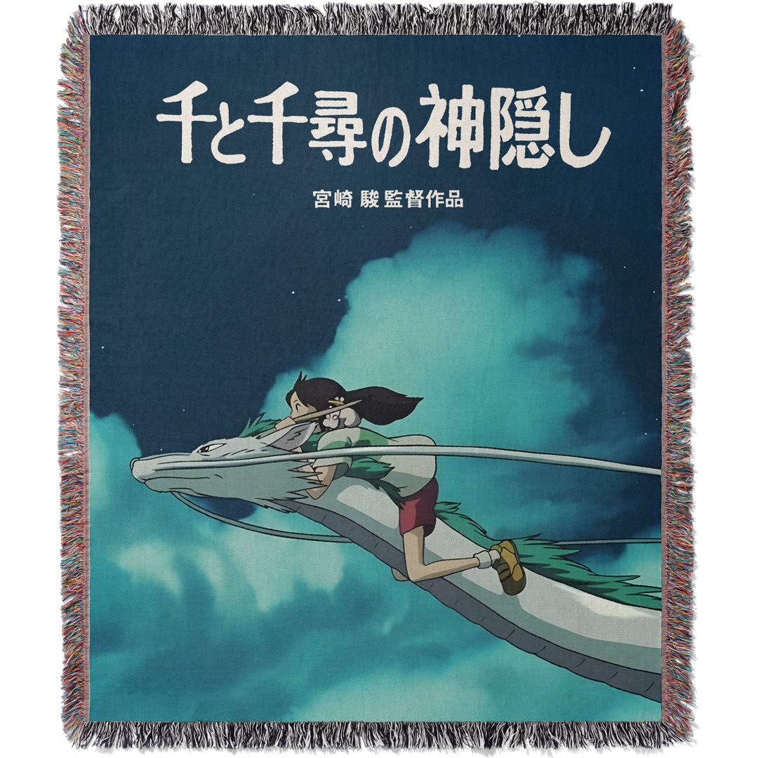 Spirit 2 Woven Blanket Tapestry By Moekyo