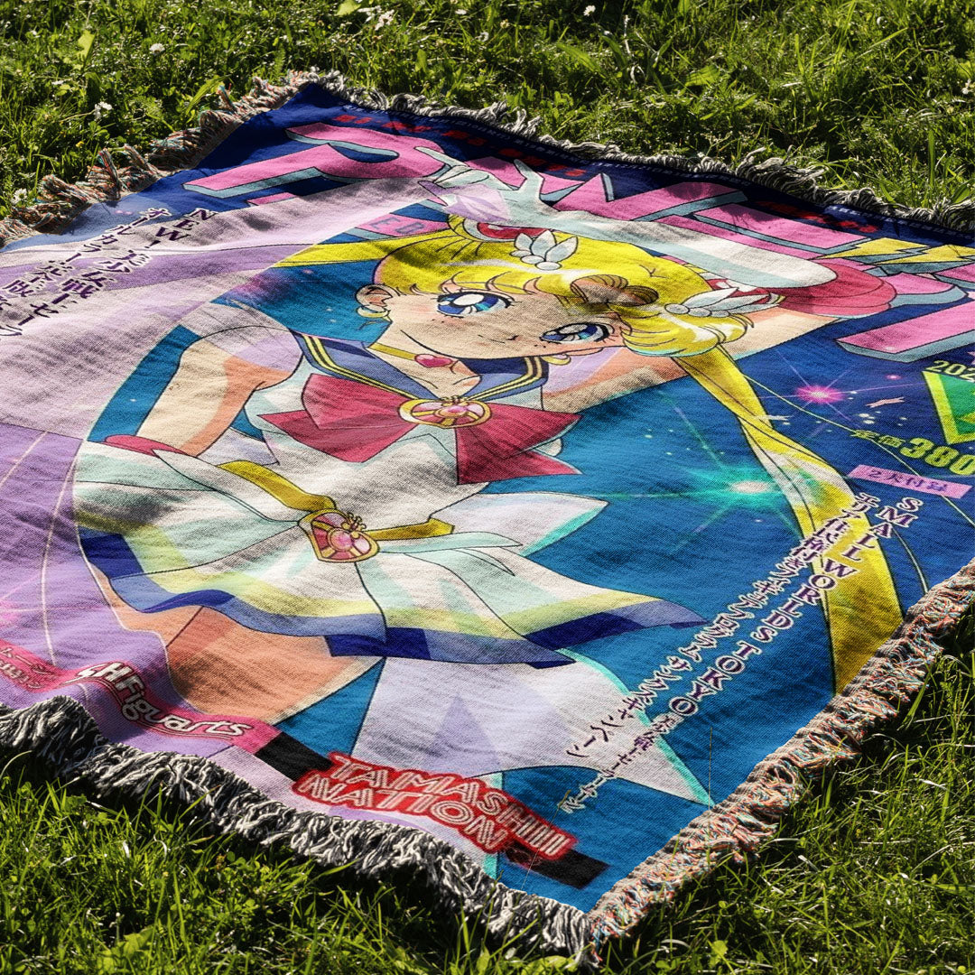 Lunar Woven Tapestry Blanket By Moekyo