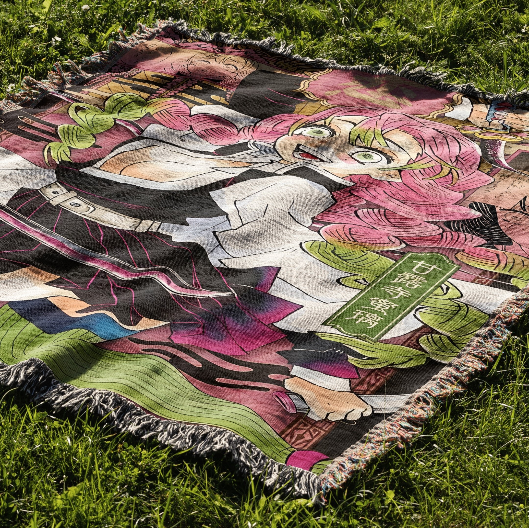 Slayer 4 Woven Blanket Tapestry By Moekyo