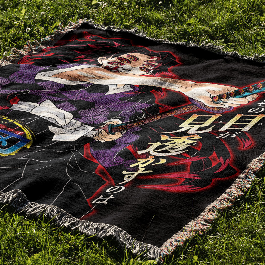 Slayer 2 Woven Blanket Tapestry By Moekyo