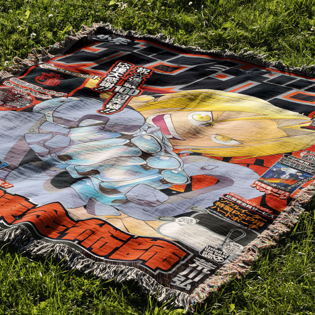 Full Metal Woven Blanket Tapestry By Moekyo