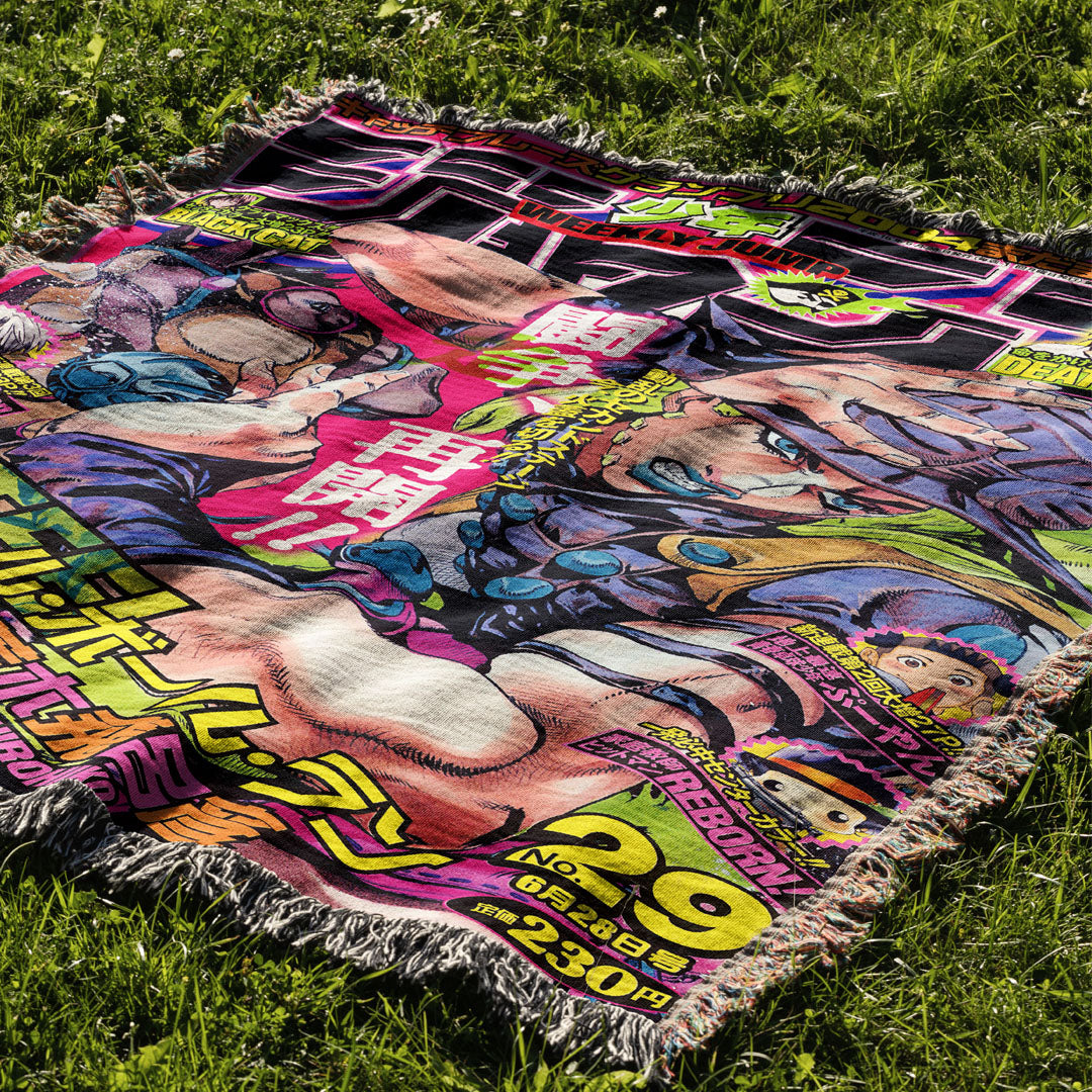 Joe 2 Woven Blanket Tapestry By Moekyo
