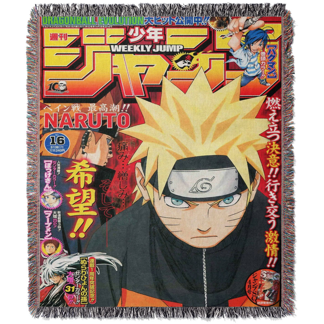 Shinobi 2 Woven Blanket Tapestry By Moekyo