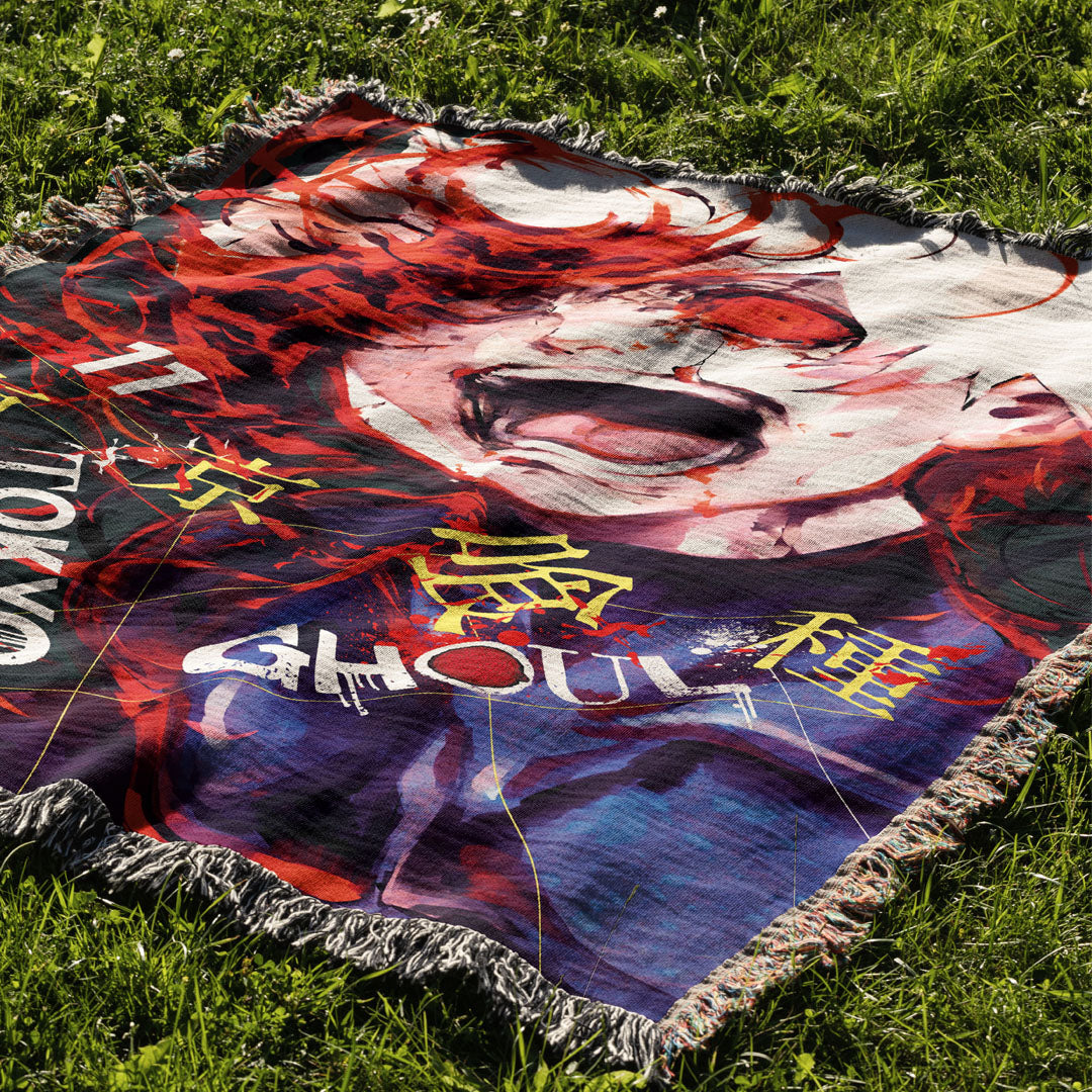 Ghoul Woven Blanket Tapestry By Moekyo
