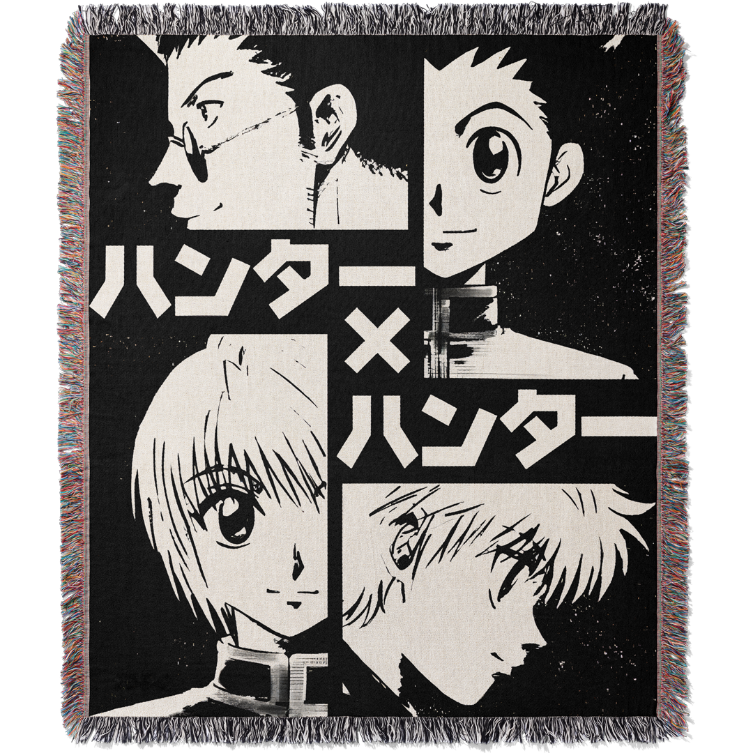 Hunter 4 Woven Blanket Tapestry By Moekyo
