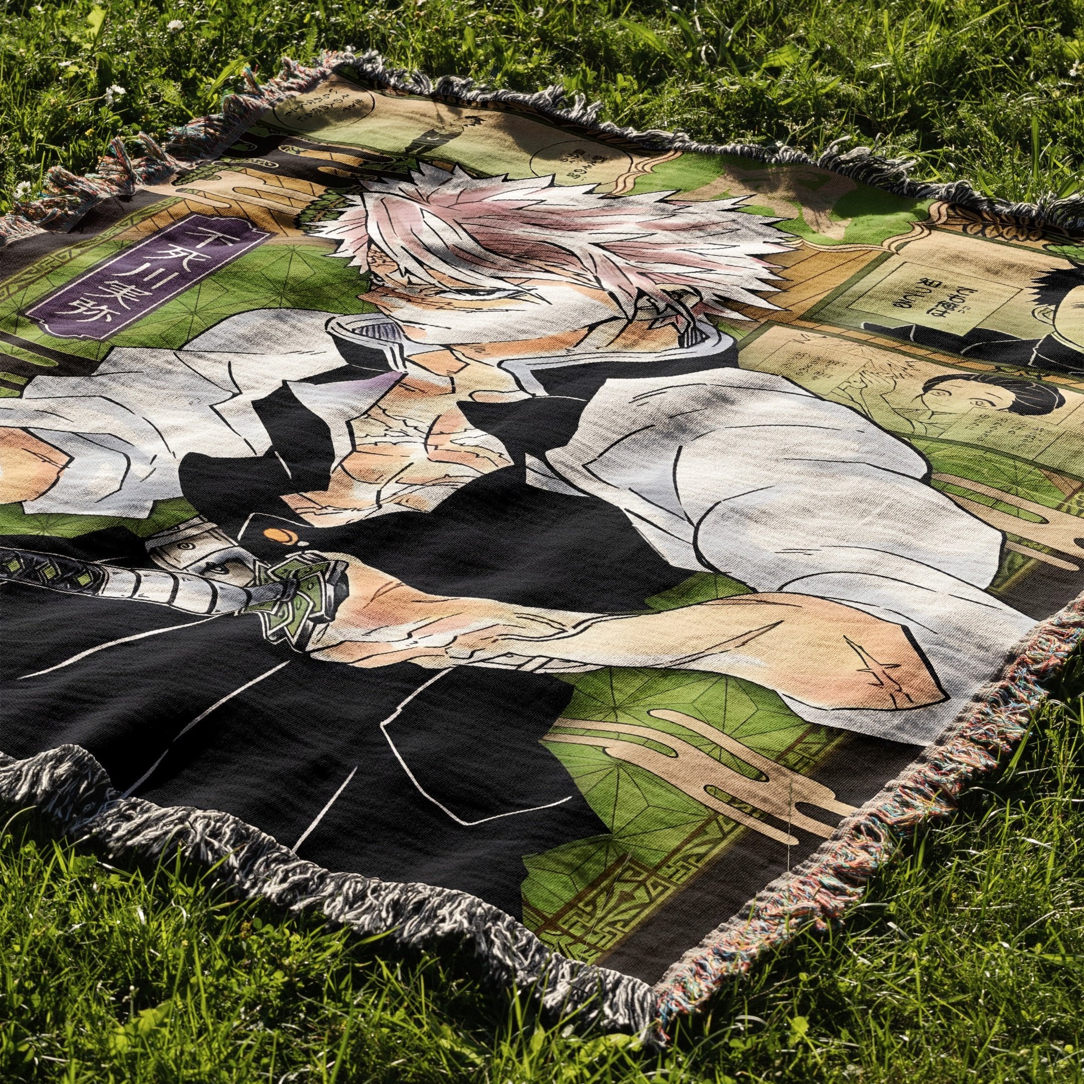 Slayer 9 Woven Blanket Tapestry By Moekyo