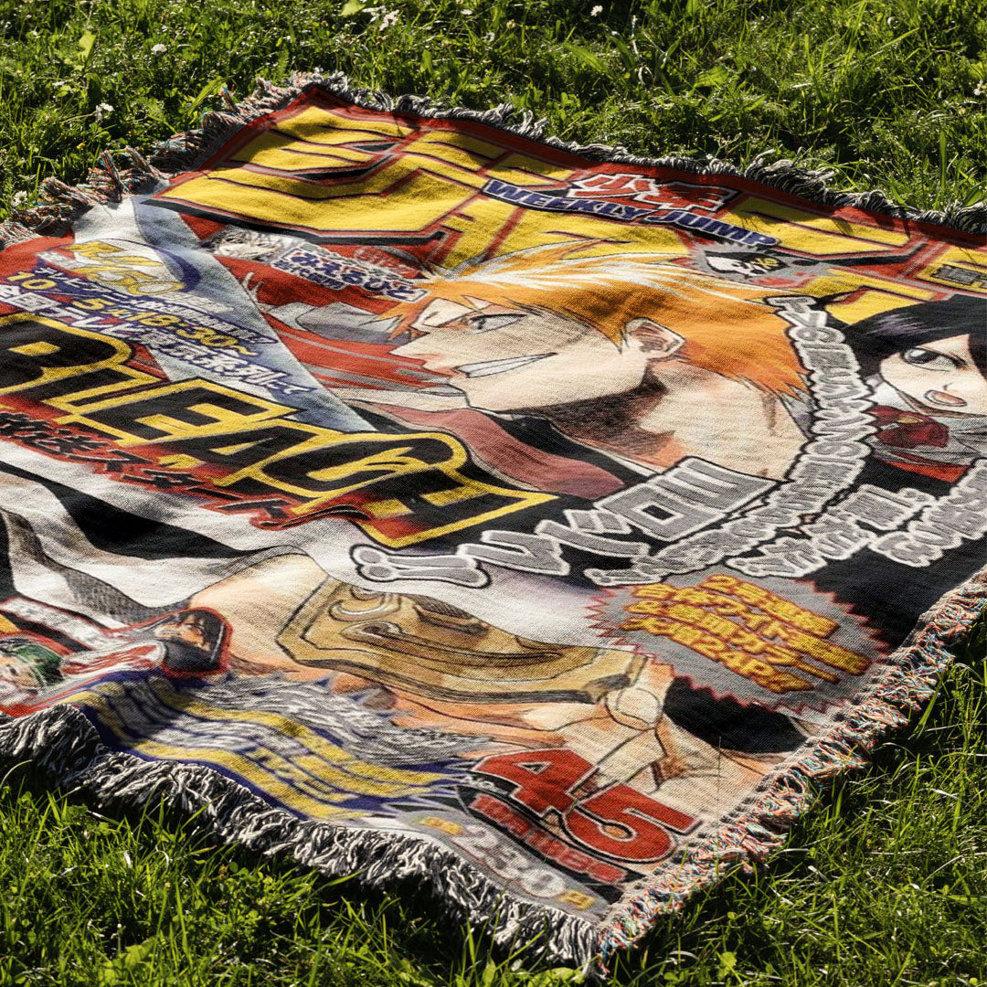 Bankai 2 Woven Blanket Tapestry By Moekyo