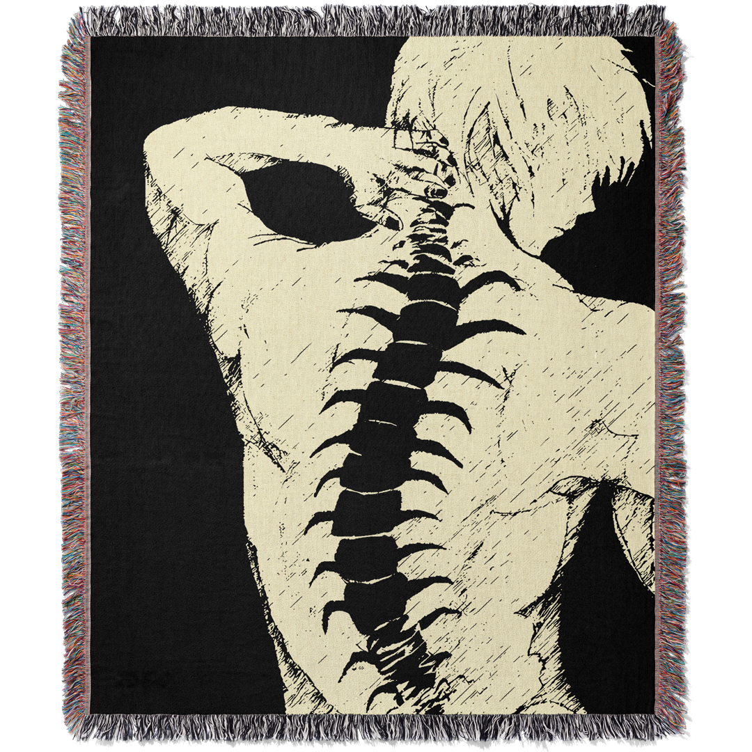 Ghoul 2 Woven Blanket Tapestry By Moekyo