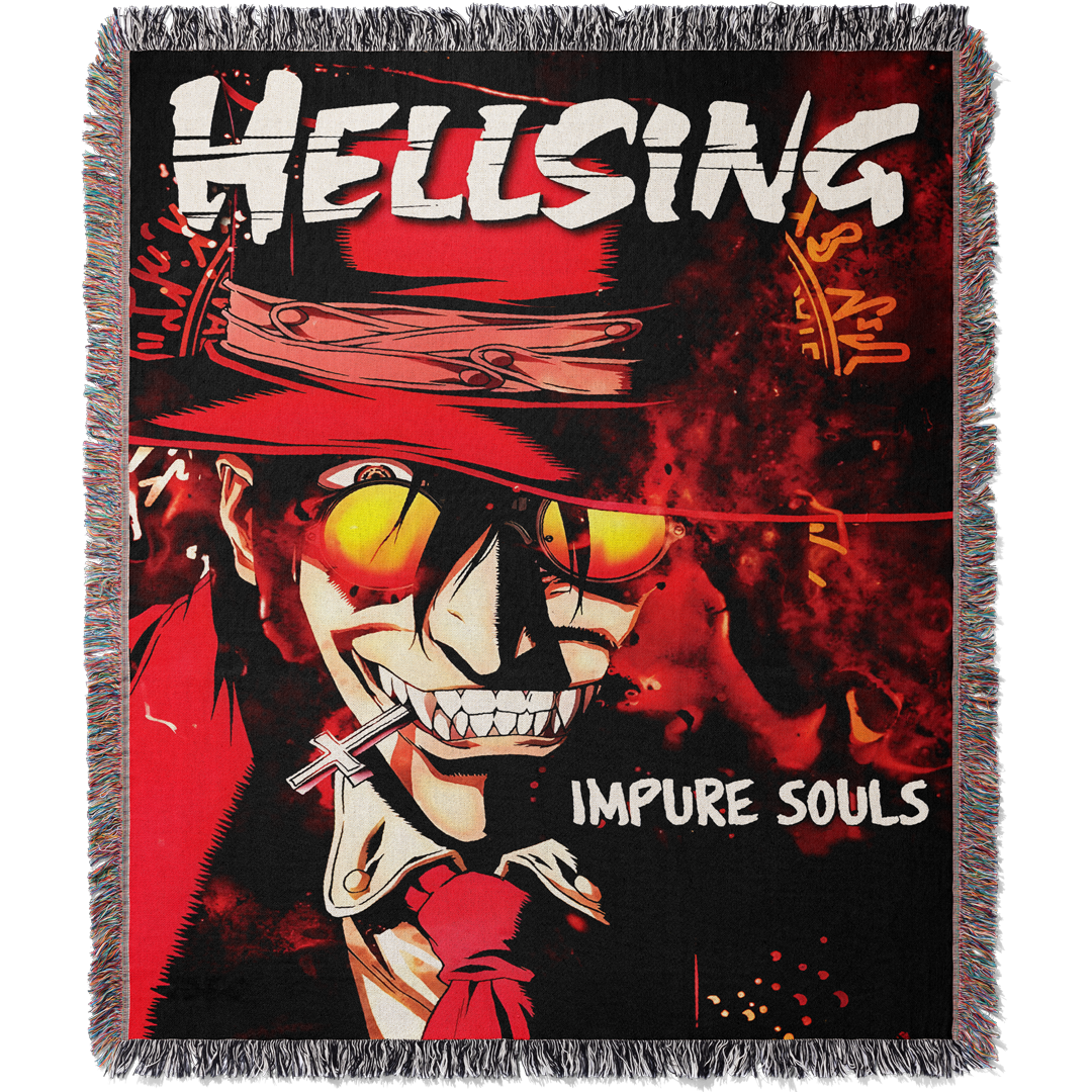 Hell Woven Blanket Tapestry By Moekyo