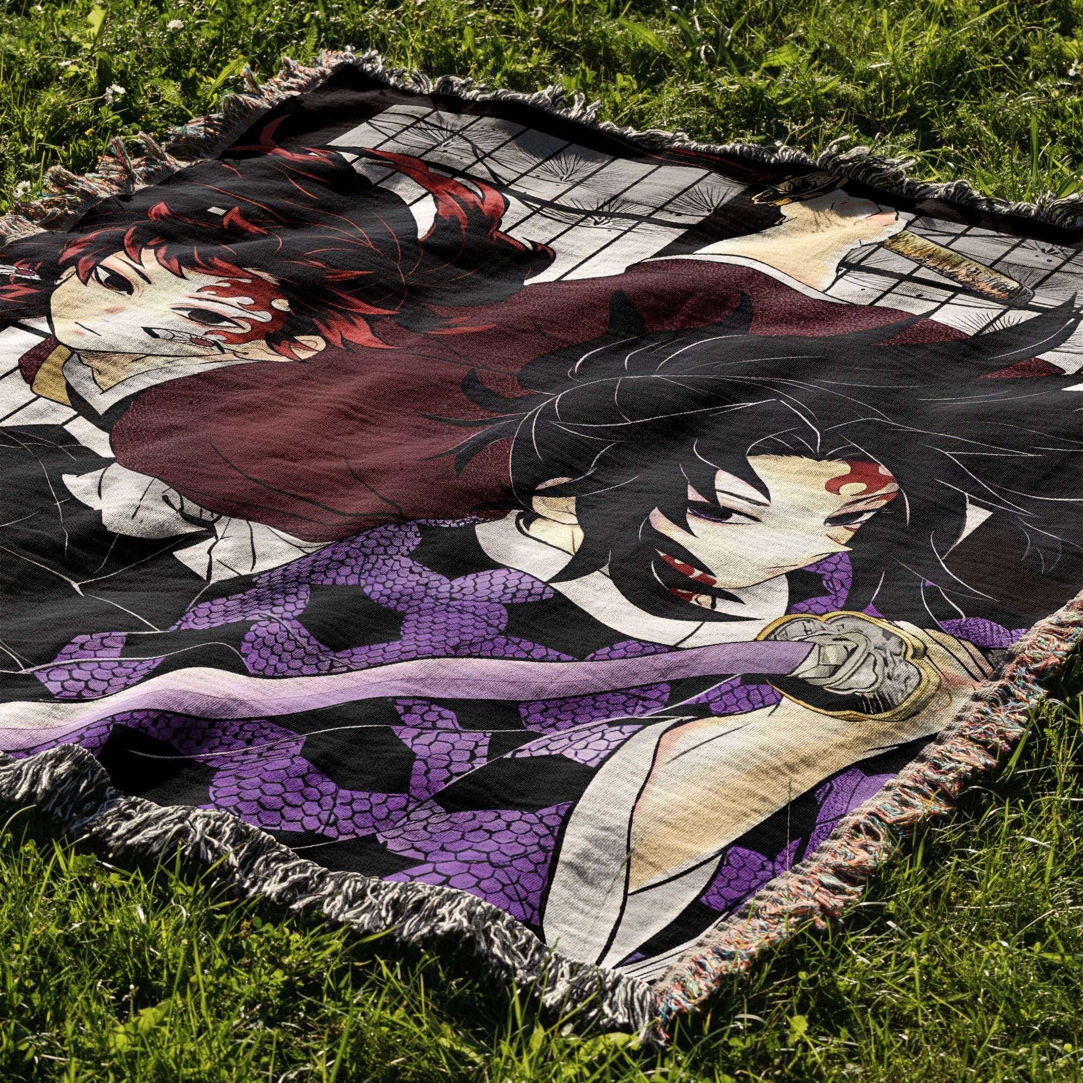 Slayer 8 Woven Blanket Tapestry By Moekyo