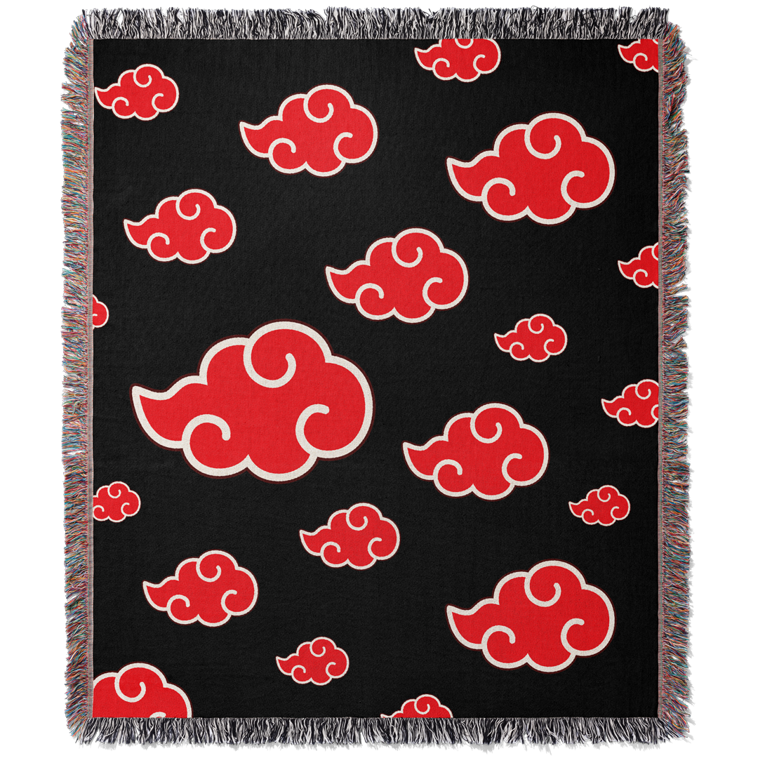 Clouds Woven Blanket Tapestry By Moekyo