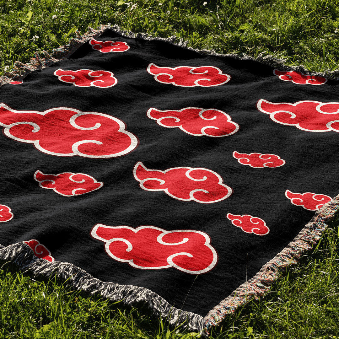 Clouds Woven Blanket Tapestry By Moekyo