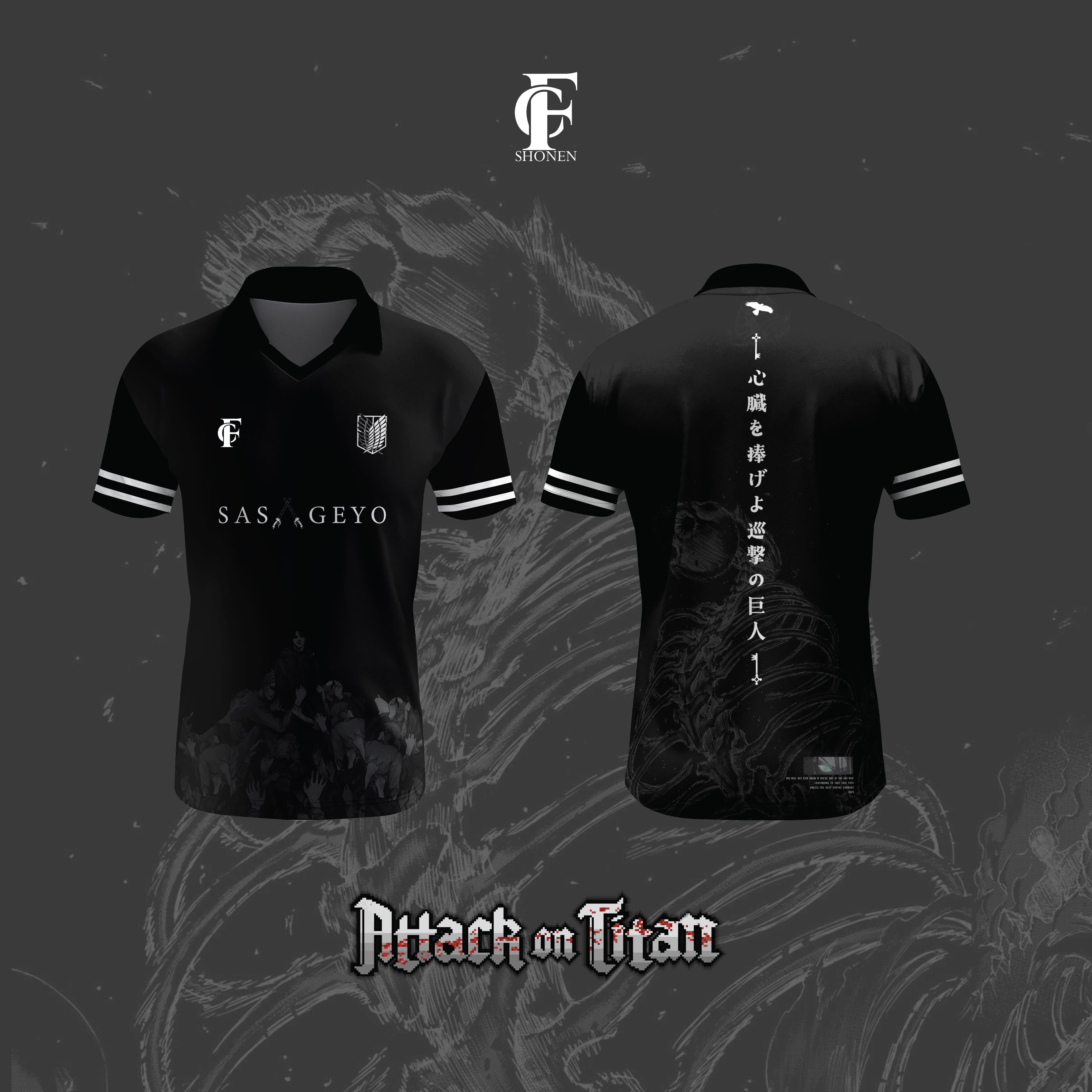 AOT.jpg Soccer Jersey ATTACK ON TITAN
