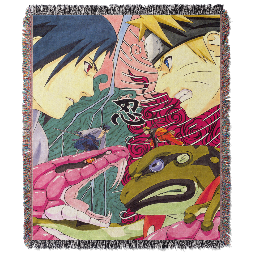 Shinobi 4 Woven Blanket Tapestry By Moekyo