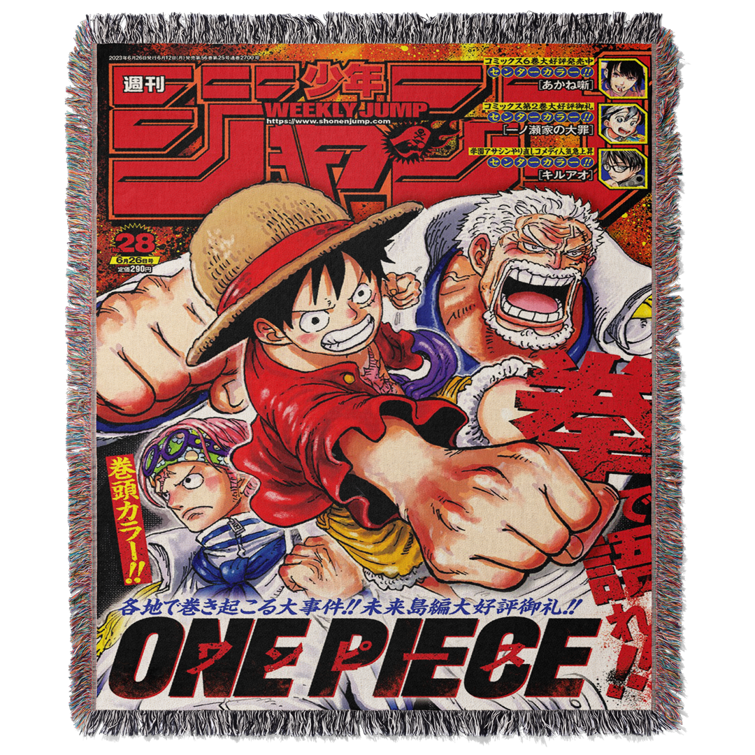 Pirate 7 Woven Blanket Tapestry By Moekyo