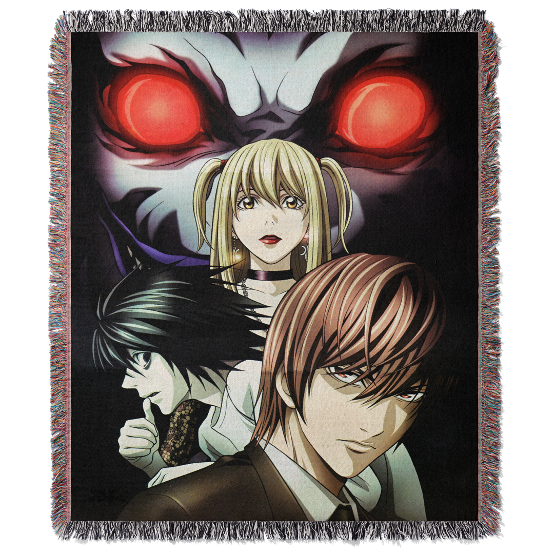 Death 2 Woven Blanket Tapestry By Moekyo