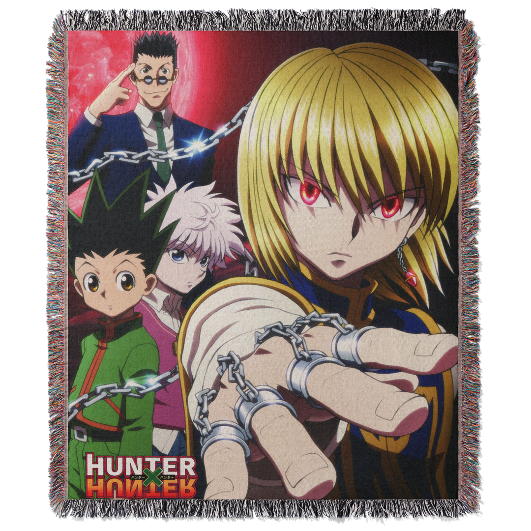 Hunters 3 Woven Blanket Tapestry By Moekyo