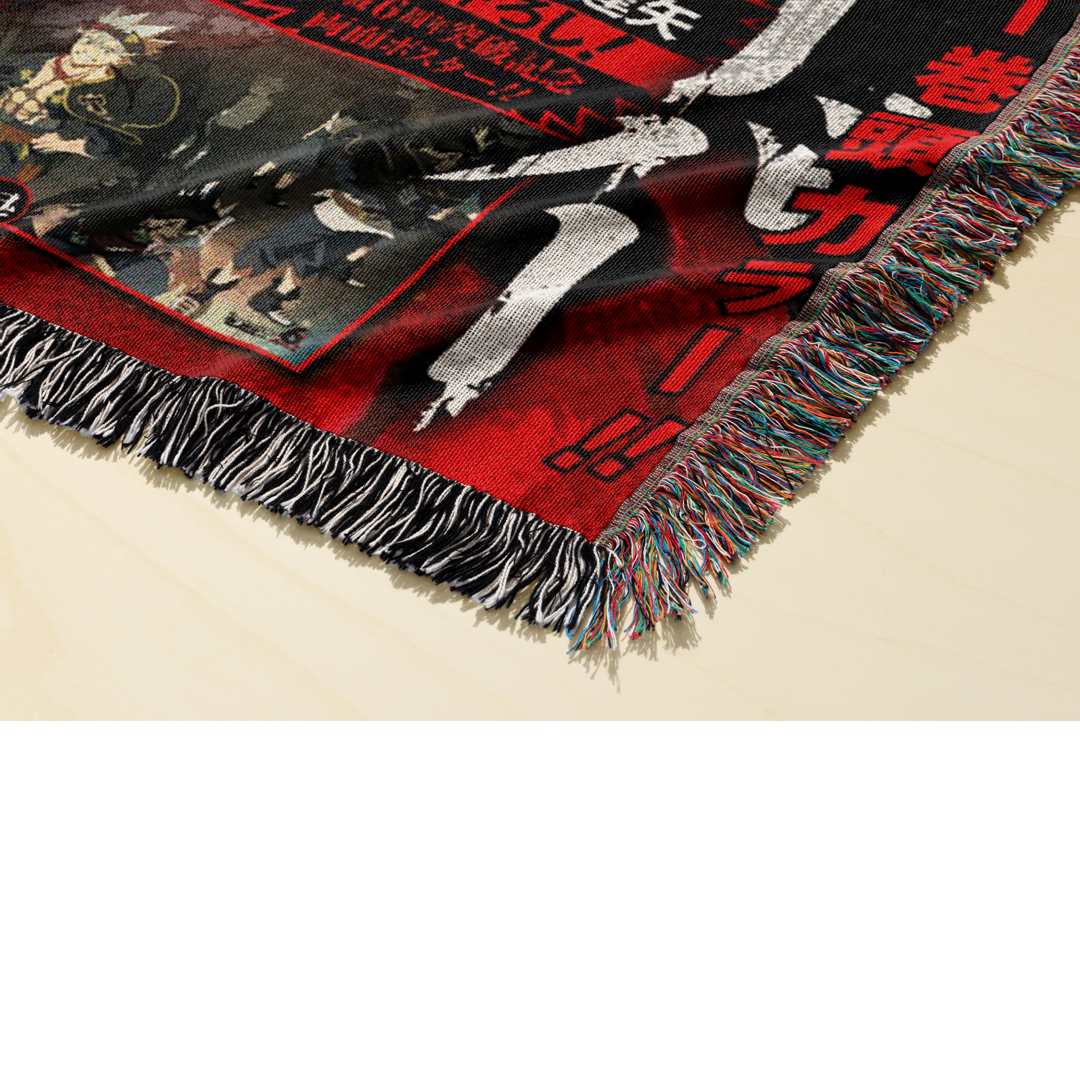Clover 2 Woven Blanket Tapestry By Moekyo