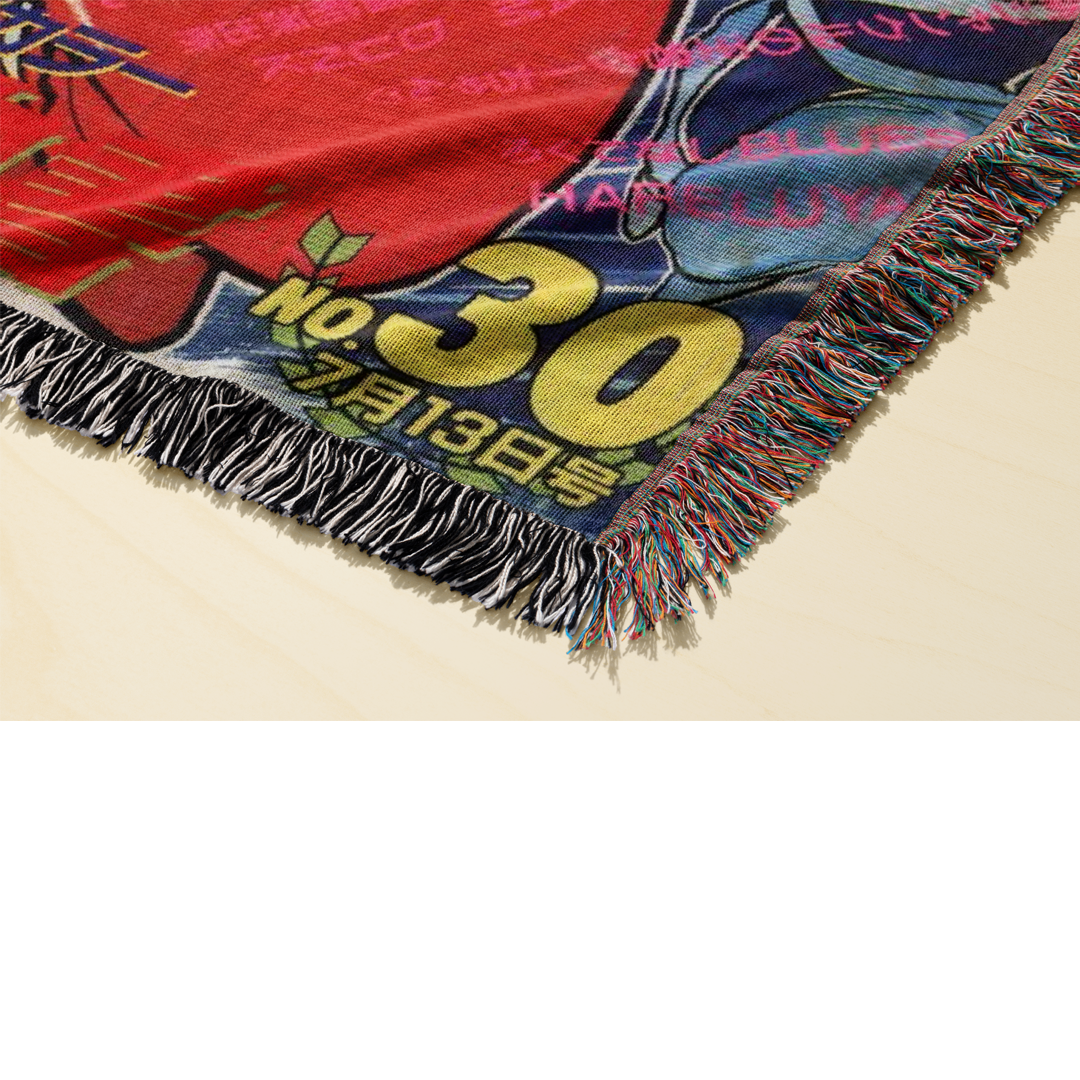 YuYu Woven Blanket Tapestry By Moekyo