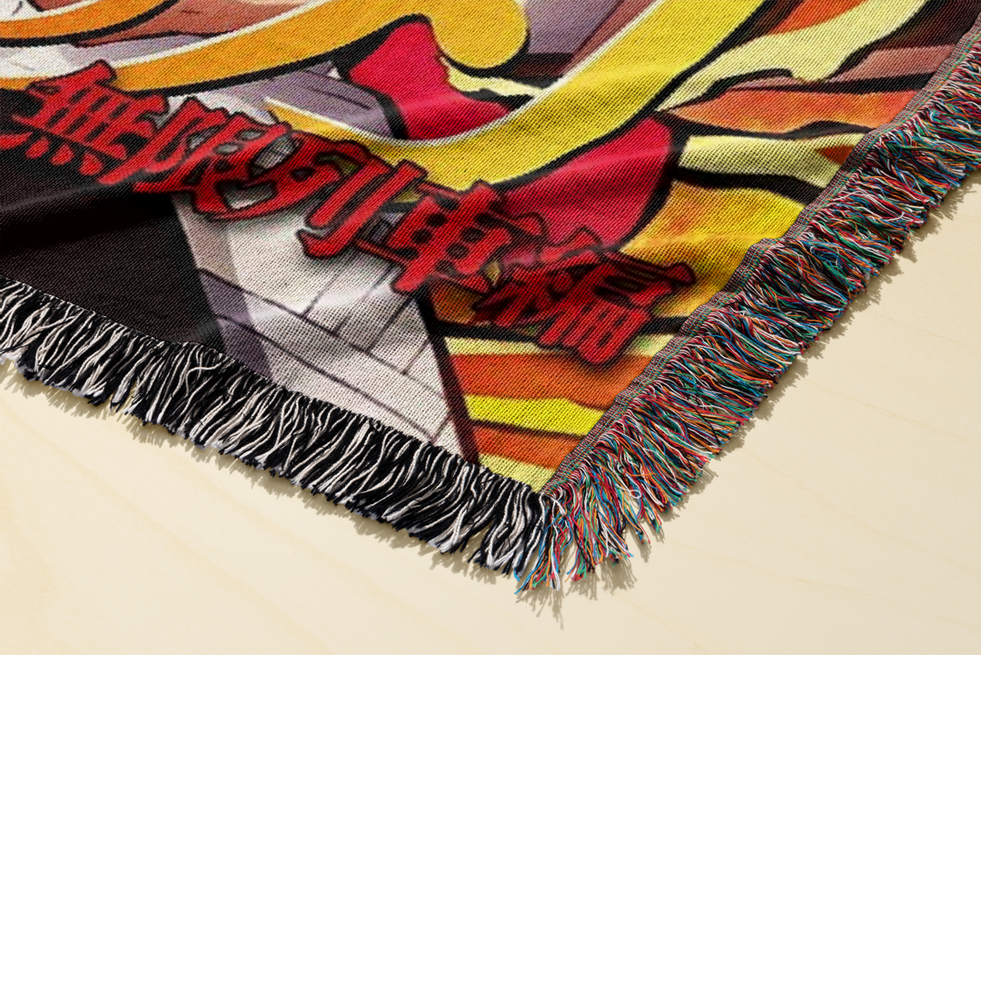 Slayer 3 Woven Blanket Tapestry By Moekyo