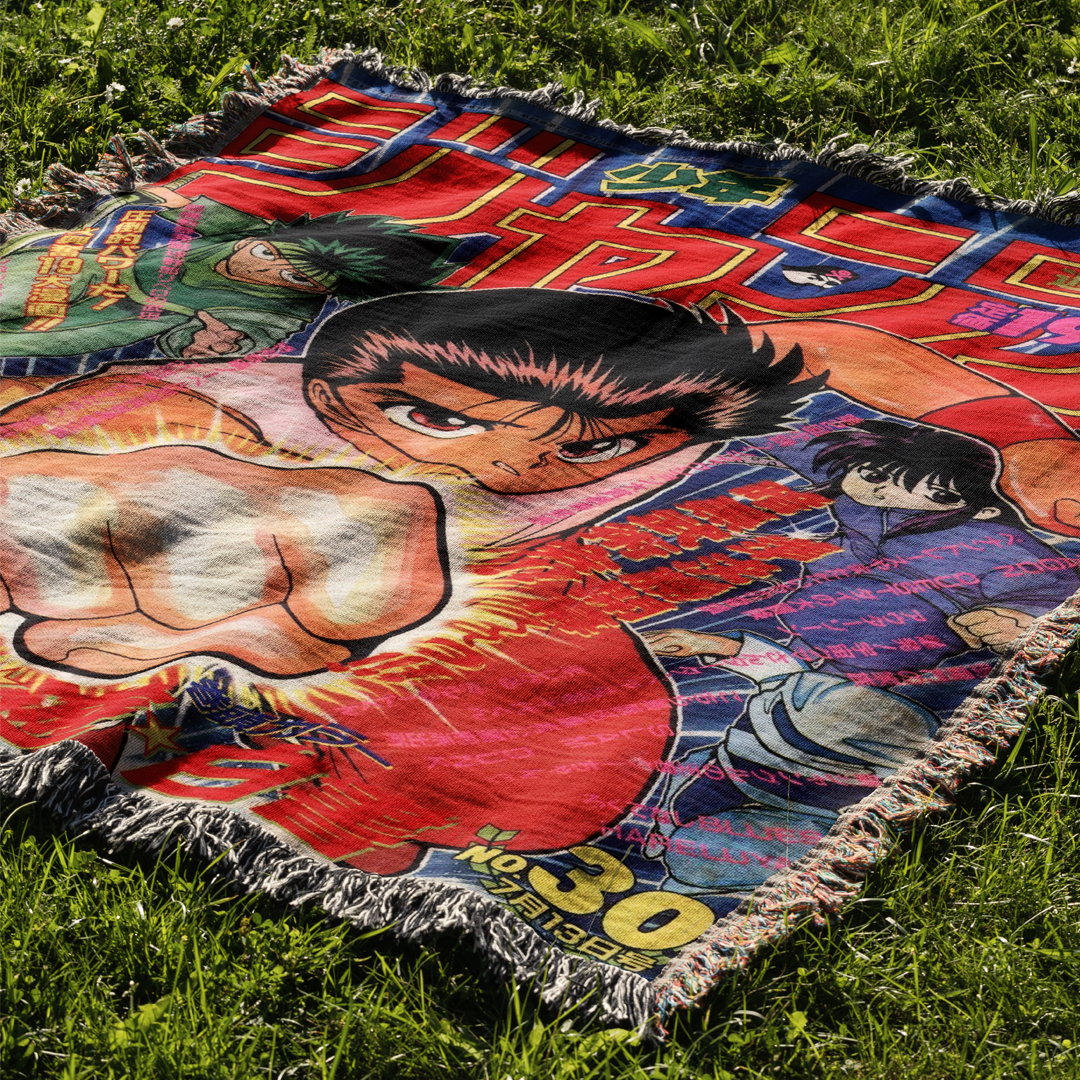 YuYu Woven Blanket Tapestry By Moekyo