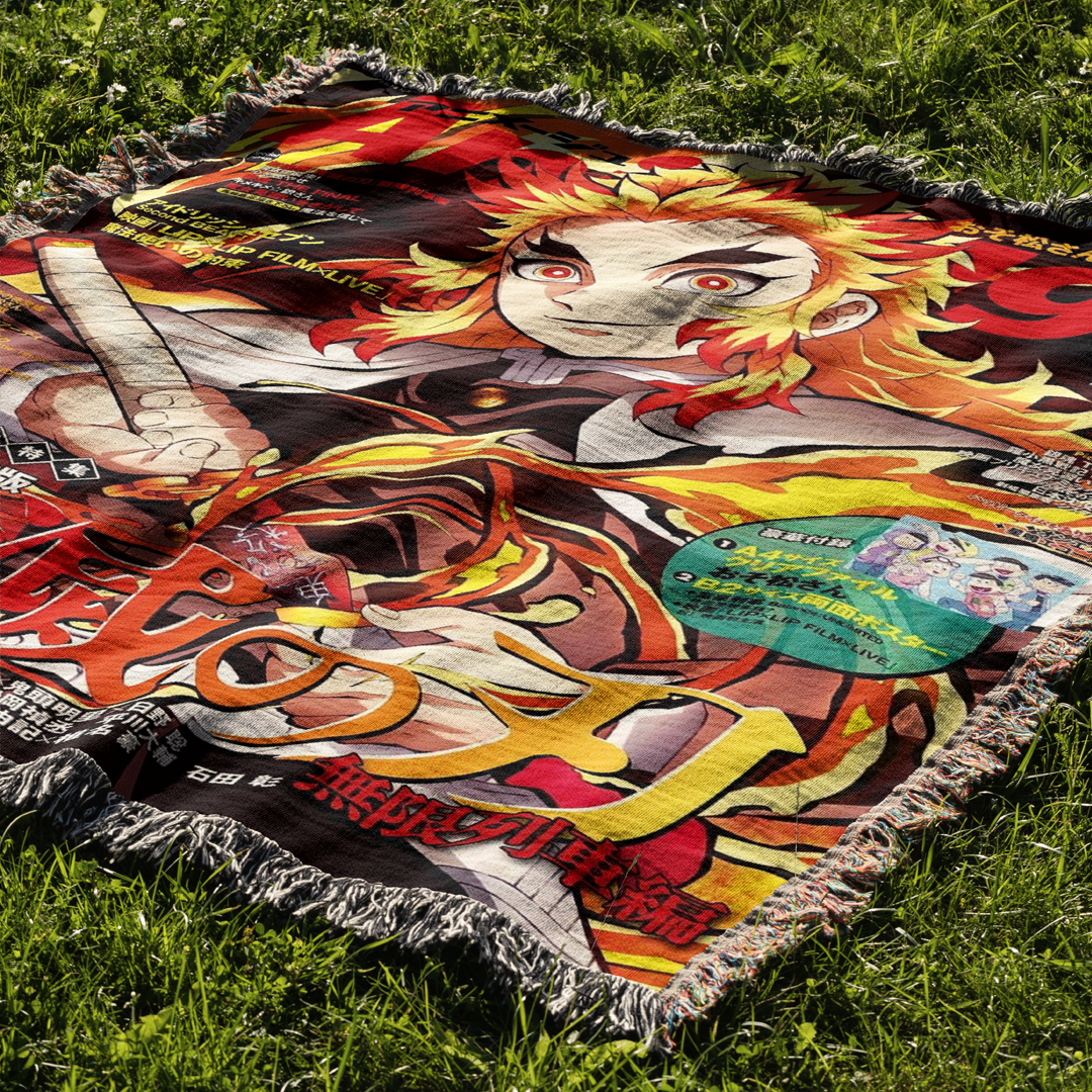 Slayer 3 Woven Blanket Tapestry By Moekyo