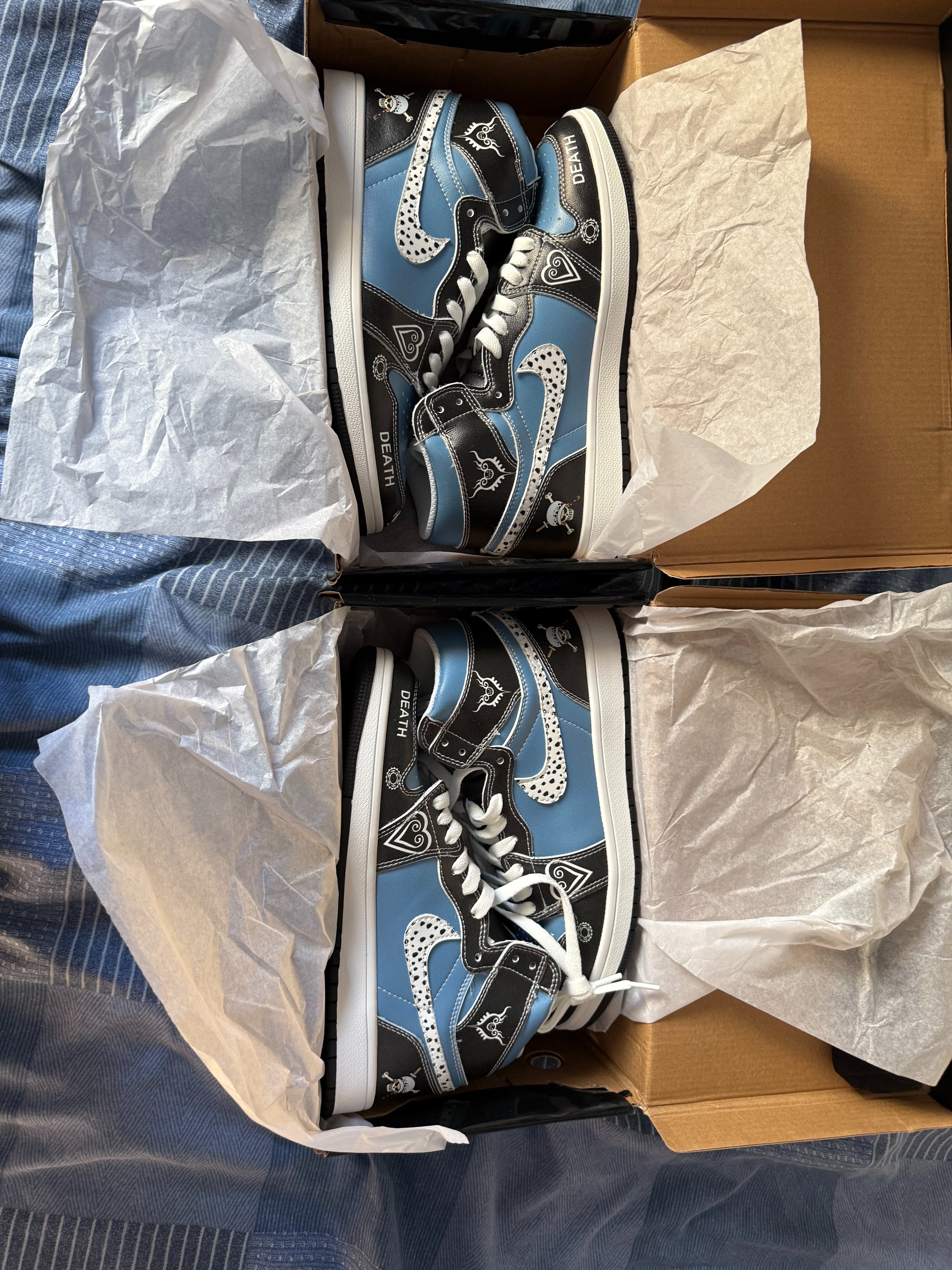 Trafalgar D. Water Law V.1 High-top Custom Sneakers