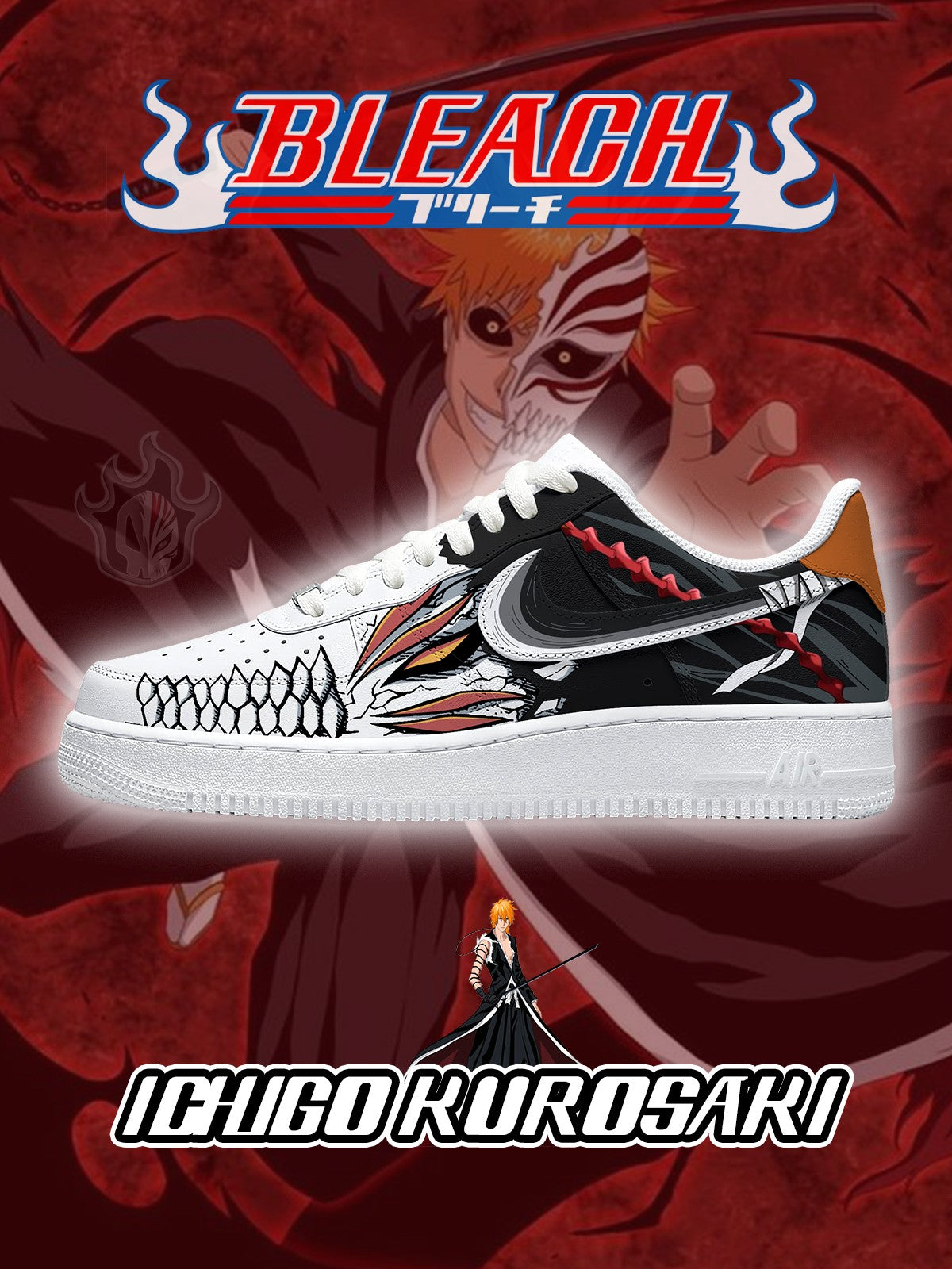 141024241749842-1-1.jpg Ichigo Kurosaki Custom Sneakers