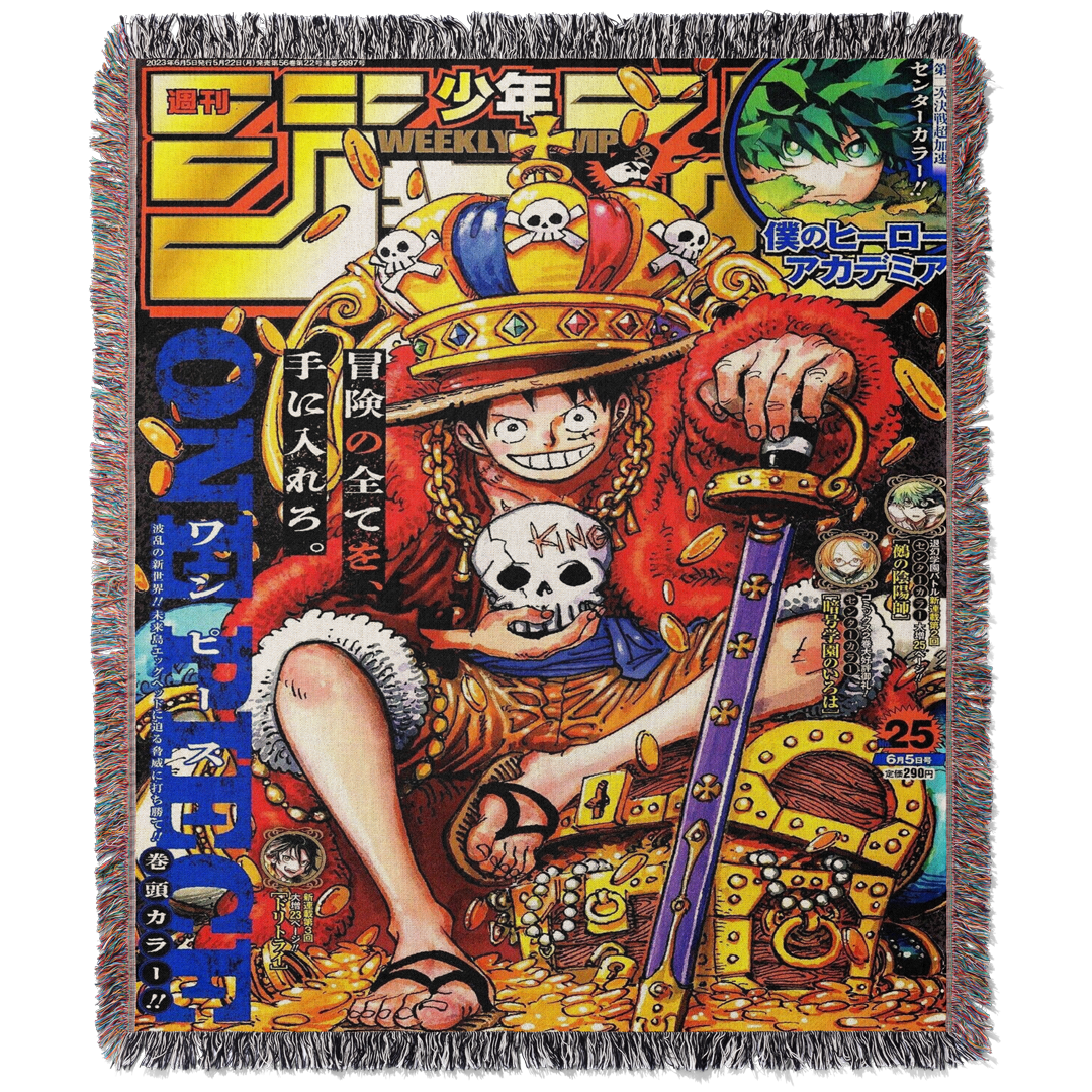 Pirate 8 Woven Blanket Tapestry By Moekyo