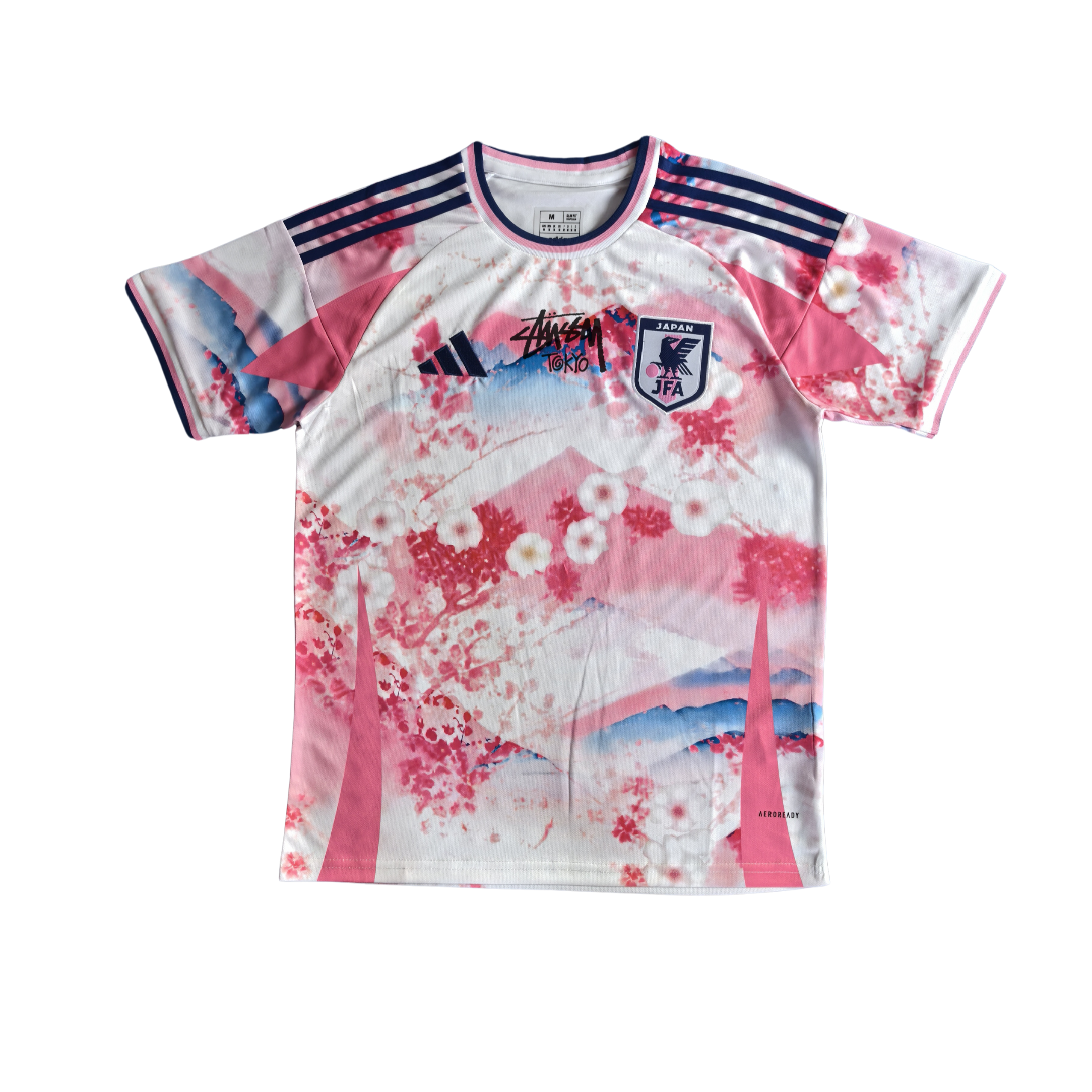 pinkdreads.png STÜSSY x “JAPAN” JERSEY - PINK SAKURA