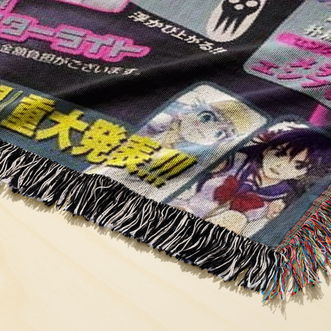 Soul 2 Woven Blanket Tapestry By Moekyo