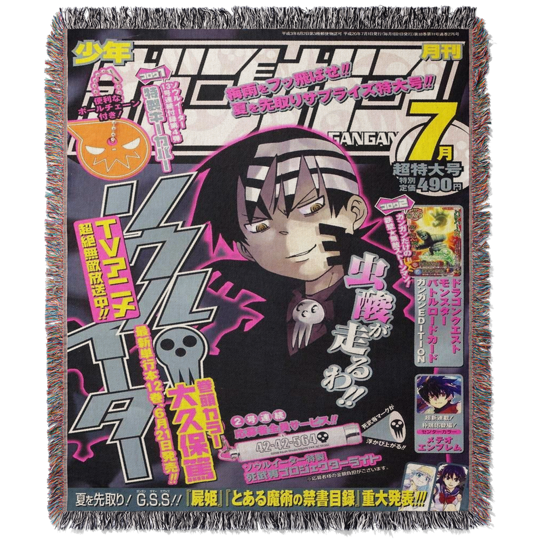 Soul 2 Woven Blanket Tapestry By Moekyo