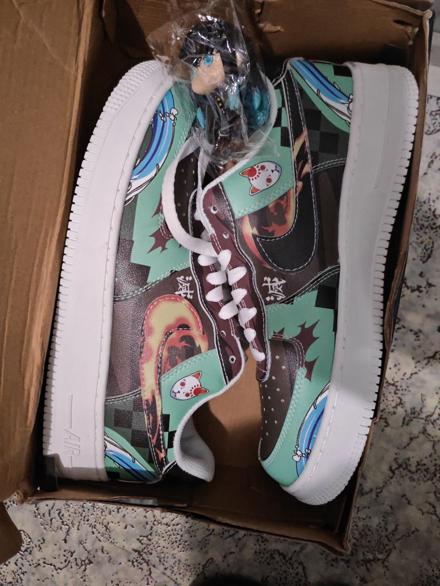 Custom Printed Tanjiro Kamado No.2 Sneakers