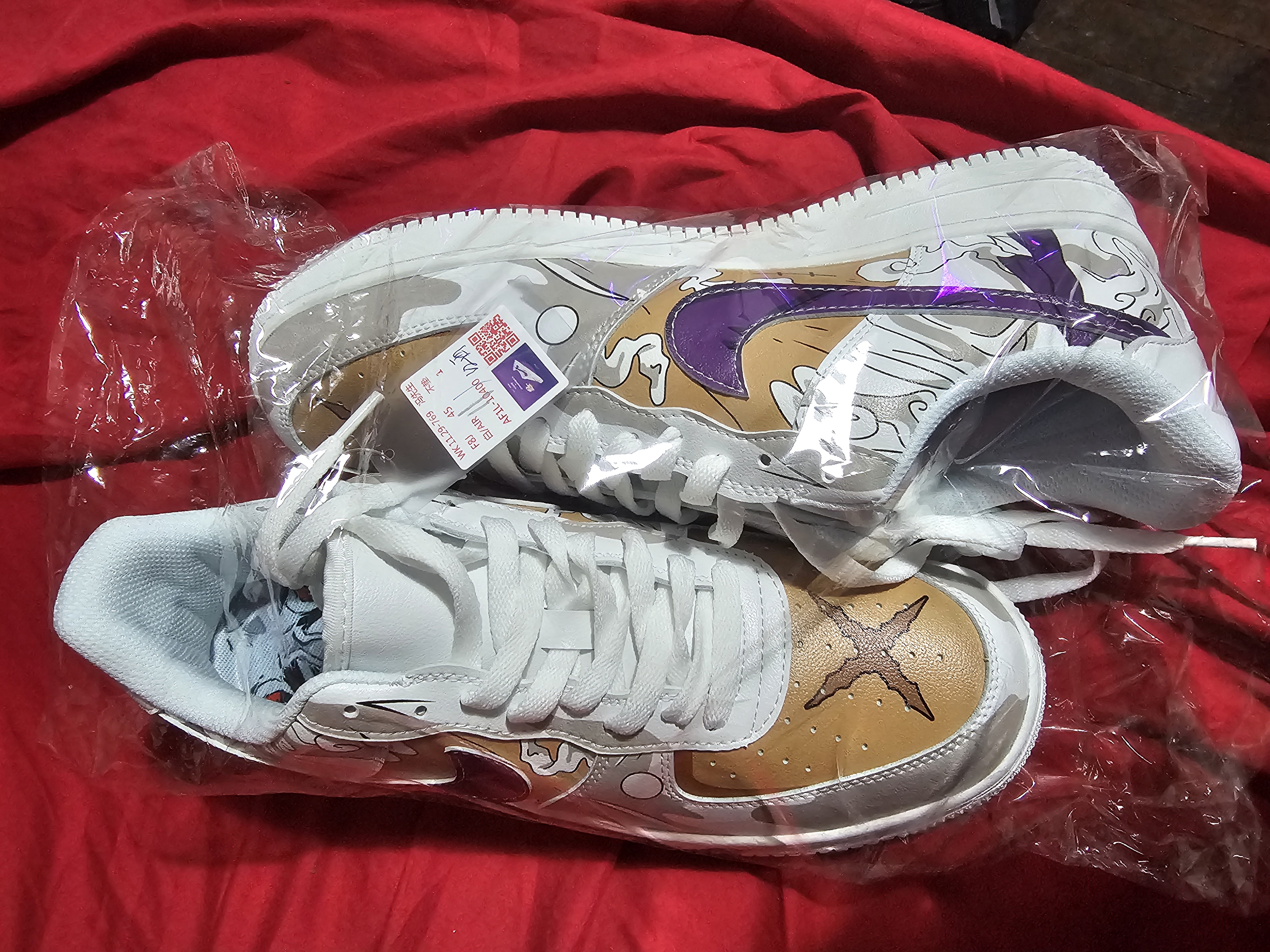 Custom Monkey D. Luffy No.6 Sneakers