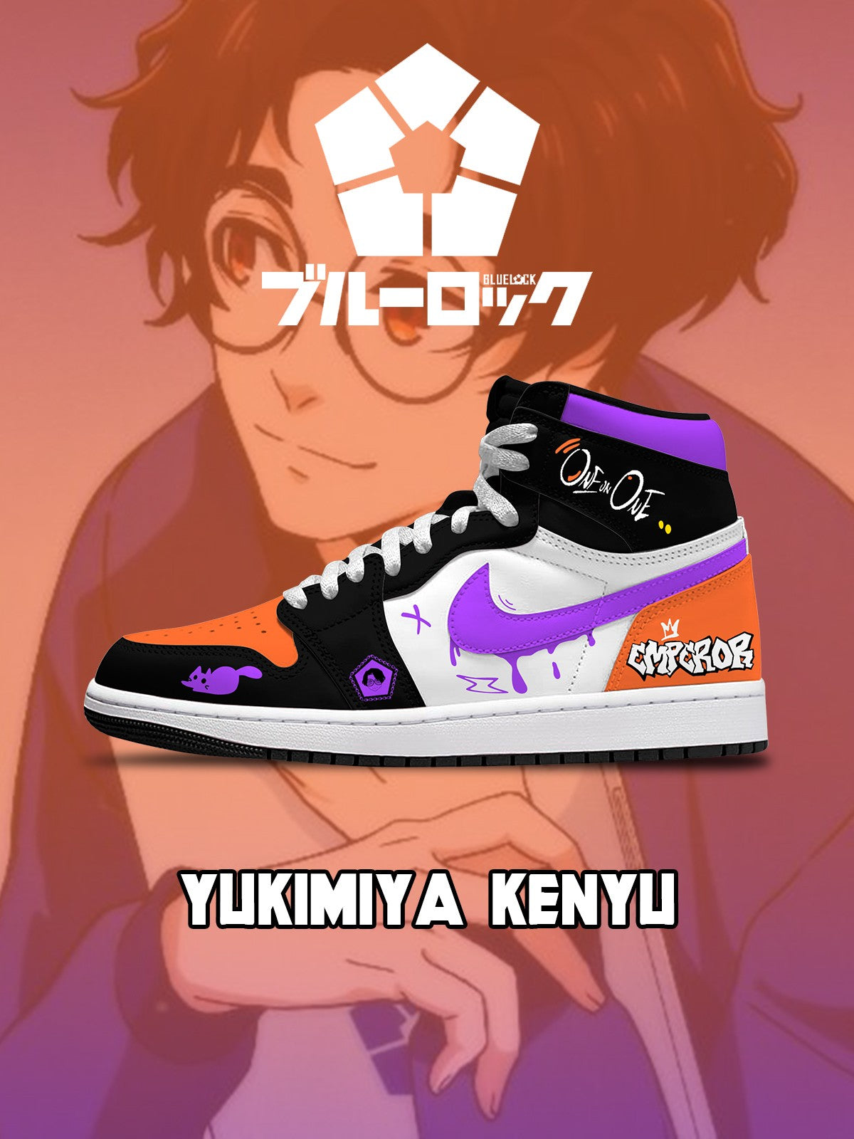 171224061710176_f8fc5201-dc19-437a-8927-c7bd0bc7e177-1.jpg Yukimiya Kenyu V.1 Custom High-Top Sneakers