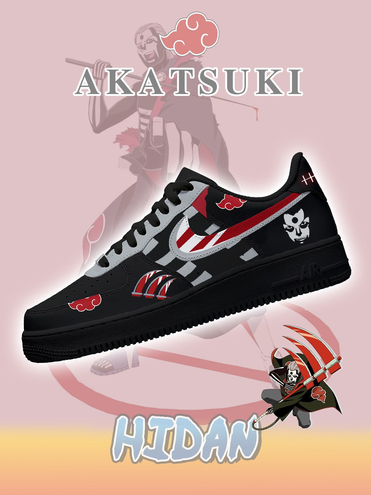 241024091534209-1.jpg Personalized Akatsuki Hidan No.3 Sneakers