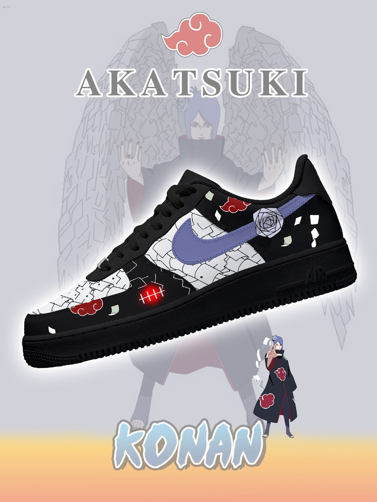 431024091534568-1.jpg Customize Akatsuki Konan No.3 Sneakers