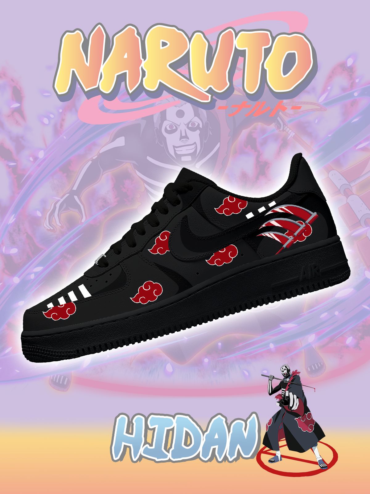 530724041658364-1.jpg Custom Akatsuki Hidan No.1 Shoes