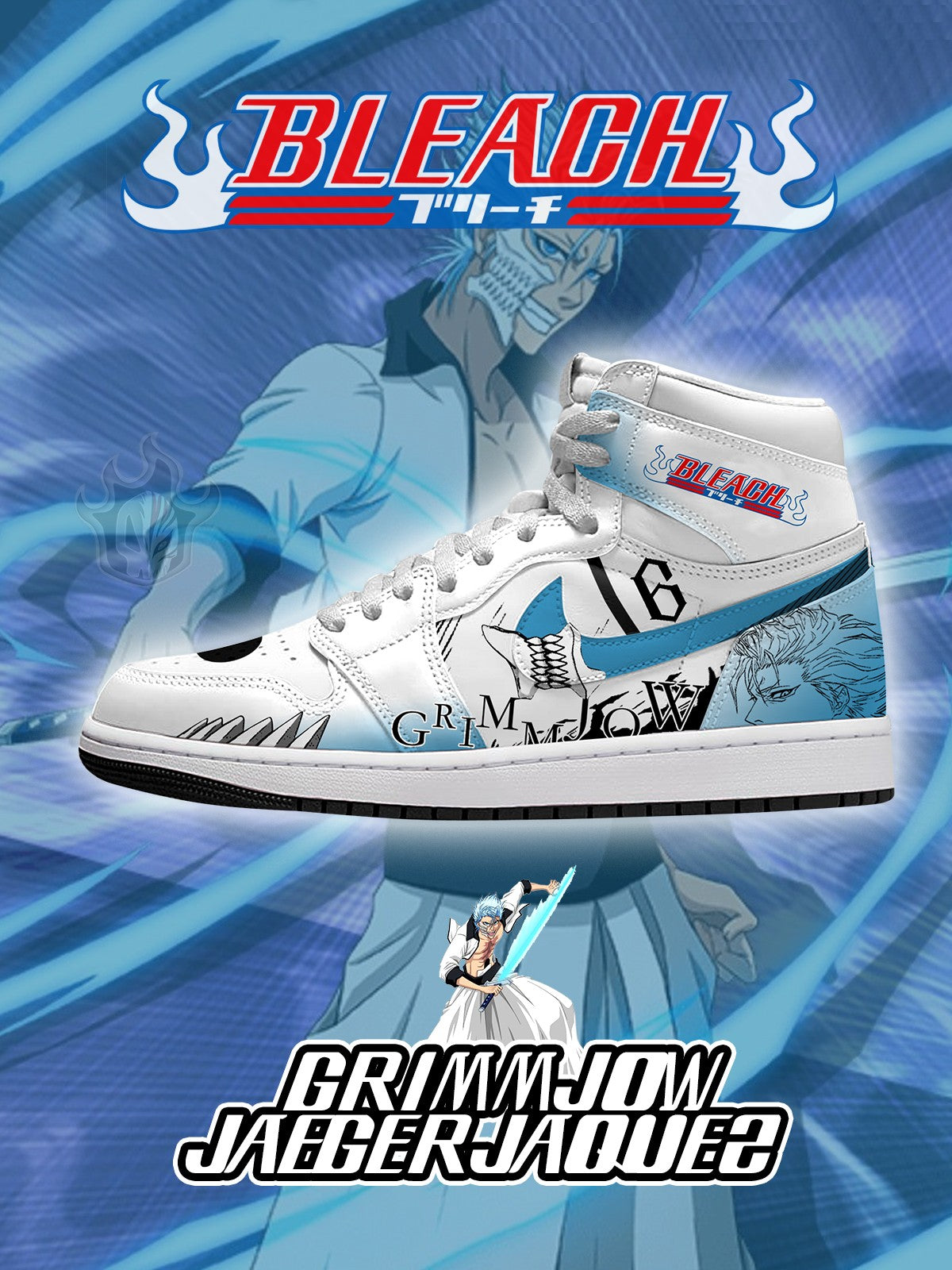 421125151614166.jpg Grimmjow Jaegerjaquez V.1 Custom High-Top Sneakers